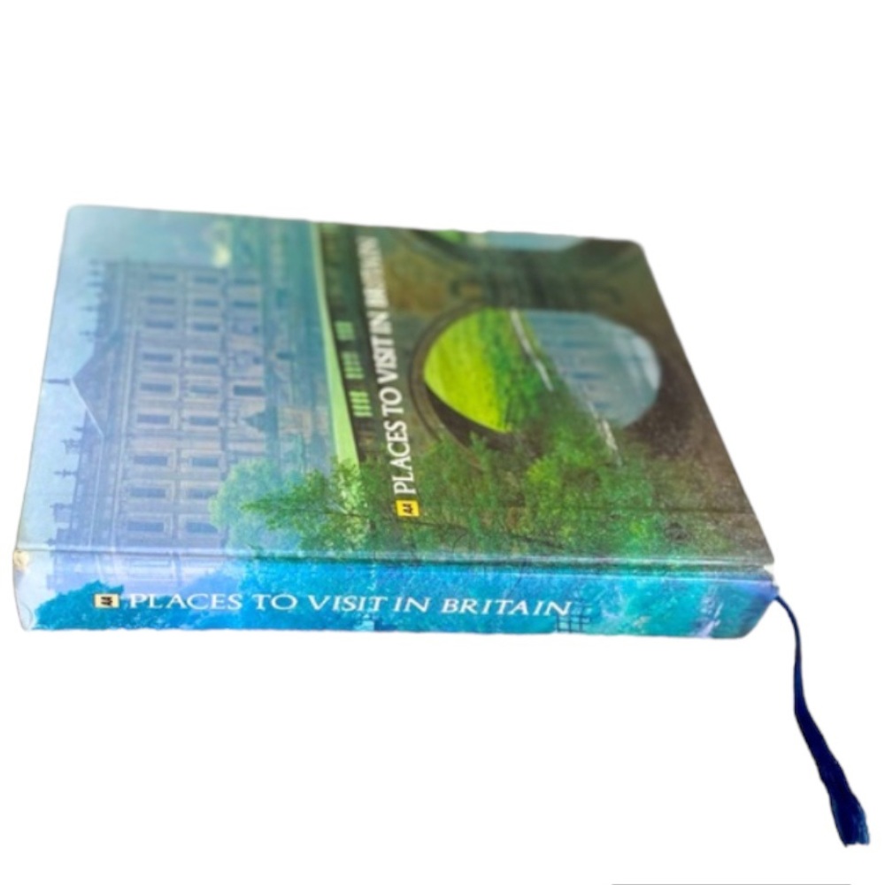 🇬🇧 RARE Vtg Places to Visit in Britain Travel Coffee Table Book w/ Bookmark